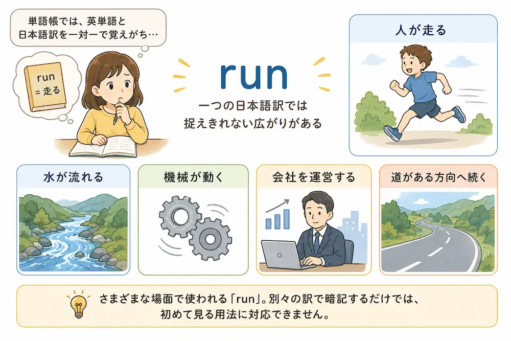 多読によって語彙が文脈とともに育つ