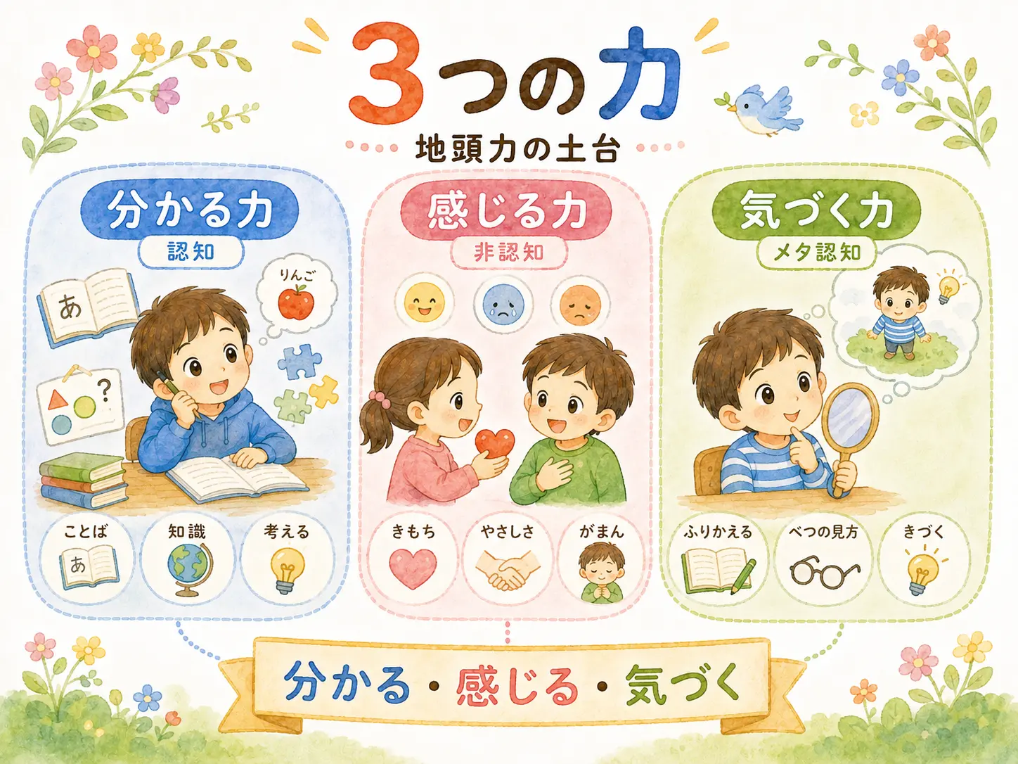 地頭力を支える三つの力
