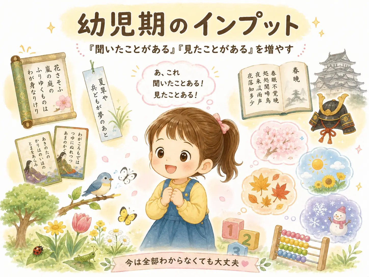 理解させる前に、知識の種をまく