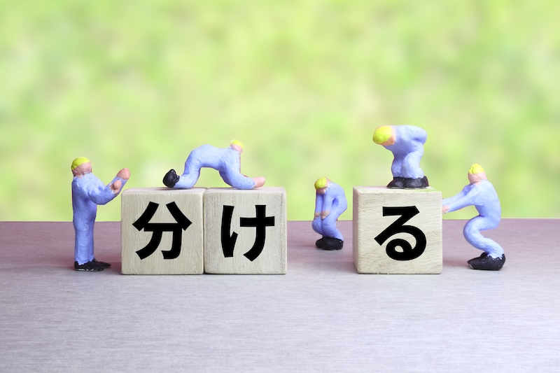 分けることから始まる言葉の世界