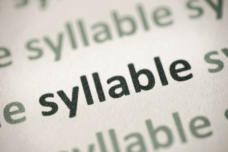 音節構造の理解